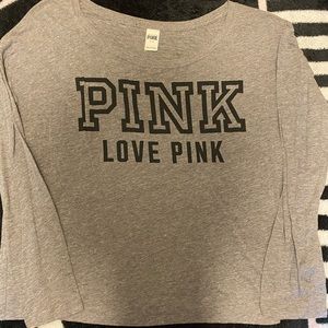 Vs Pink long sleeve tee